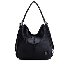 Load image into Gallery viewer, Women Handbag Female Quality PU Leather Bags Handbags Ladies Solid Colo Shoulder Bag Office Ladies Hobos Bag Totes