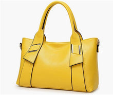 Load image into Gallery viewer, Mustard Yellow Fashion Synthetic Leather Handbag Messenger Bag for Women Yellow Purse