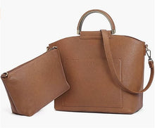 Load image into Gallery viewer, Brown Women's Satchel Handbags Leather Tote Bags Top Handle Fashion Shoulder Purse