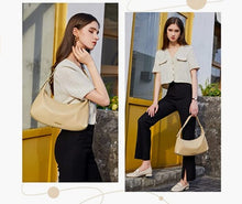Load image into Gallery viewer, Cute Hobo Purses and Handbags for Women Ultra Soft Foldable Vegan Leather Shoulder Tote Bags