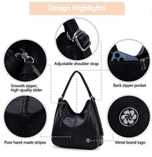 Load image into Gallery viewer, Women Handbag Female Quality PU Leather Bags Handbags Ladies Solid Colo Shoulder Bag Office Ladies Hobos Bag Totes