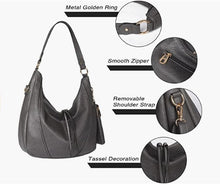Load image into Gallery viewer, Hobo Bags for Women Leather Purses and Handbags Shoulder Bags Large Crossbody Bags 2pcs Purse Set