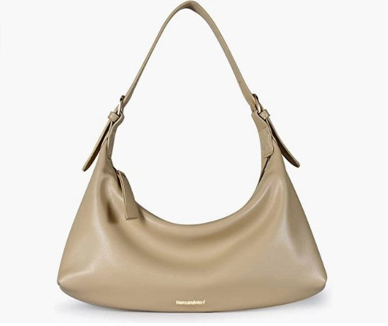 Cute Hobo Purses and Handbags for Women Ultra Soft Foldable Vegan Leather Shoulder Tote Bags