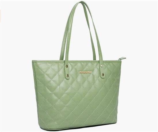 Quilted Handbag for Women Leather Tote Purse Shoulder Bag Large Fashion Satchel Hobo Purse