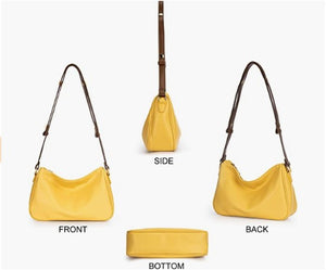 Leather Crossbody Bag for Women Fashion Shoulder Handbag